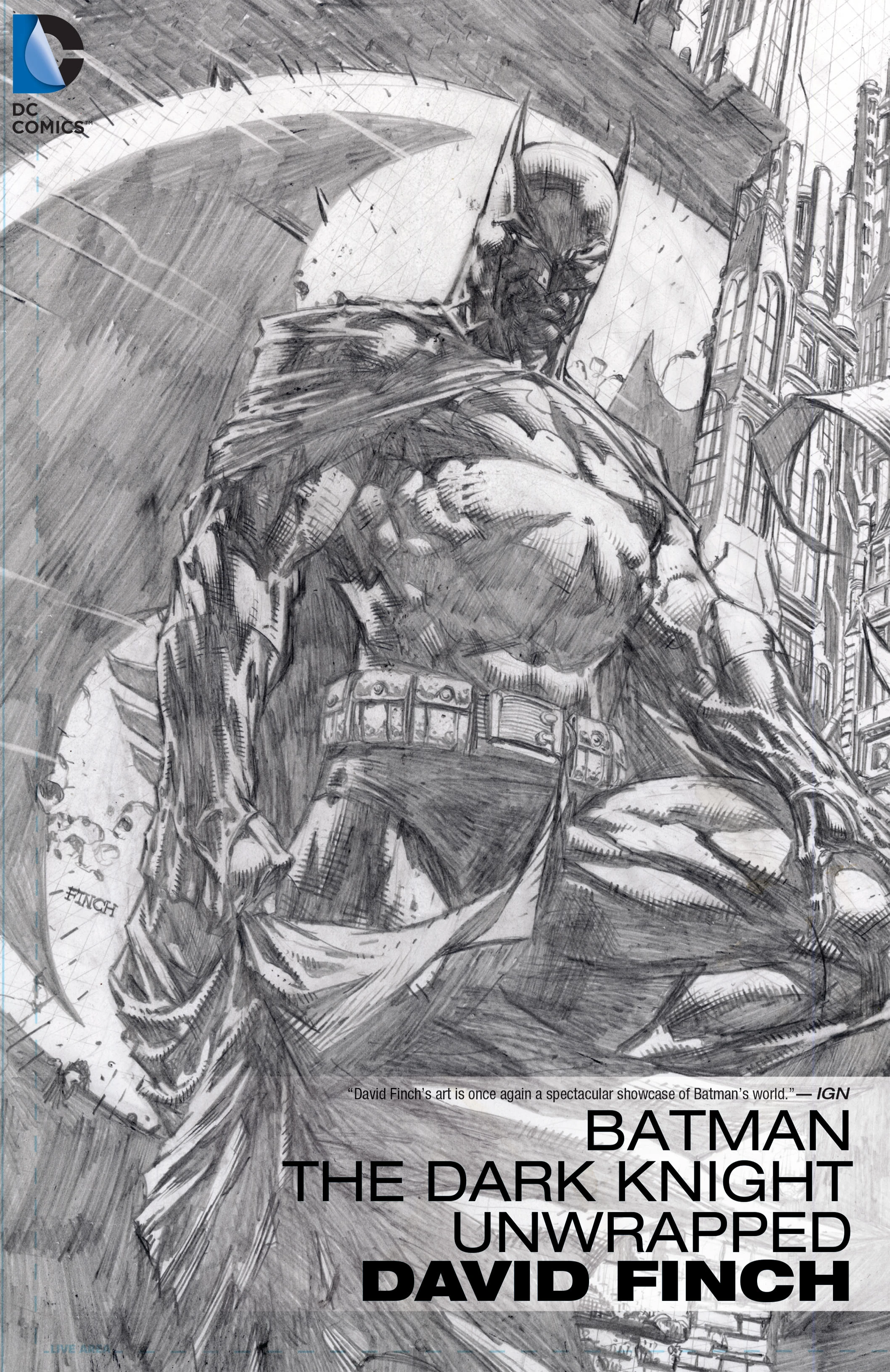 Batman: The Dark Knight Unwrapped by David Finch (DC, 2017) cover